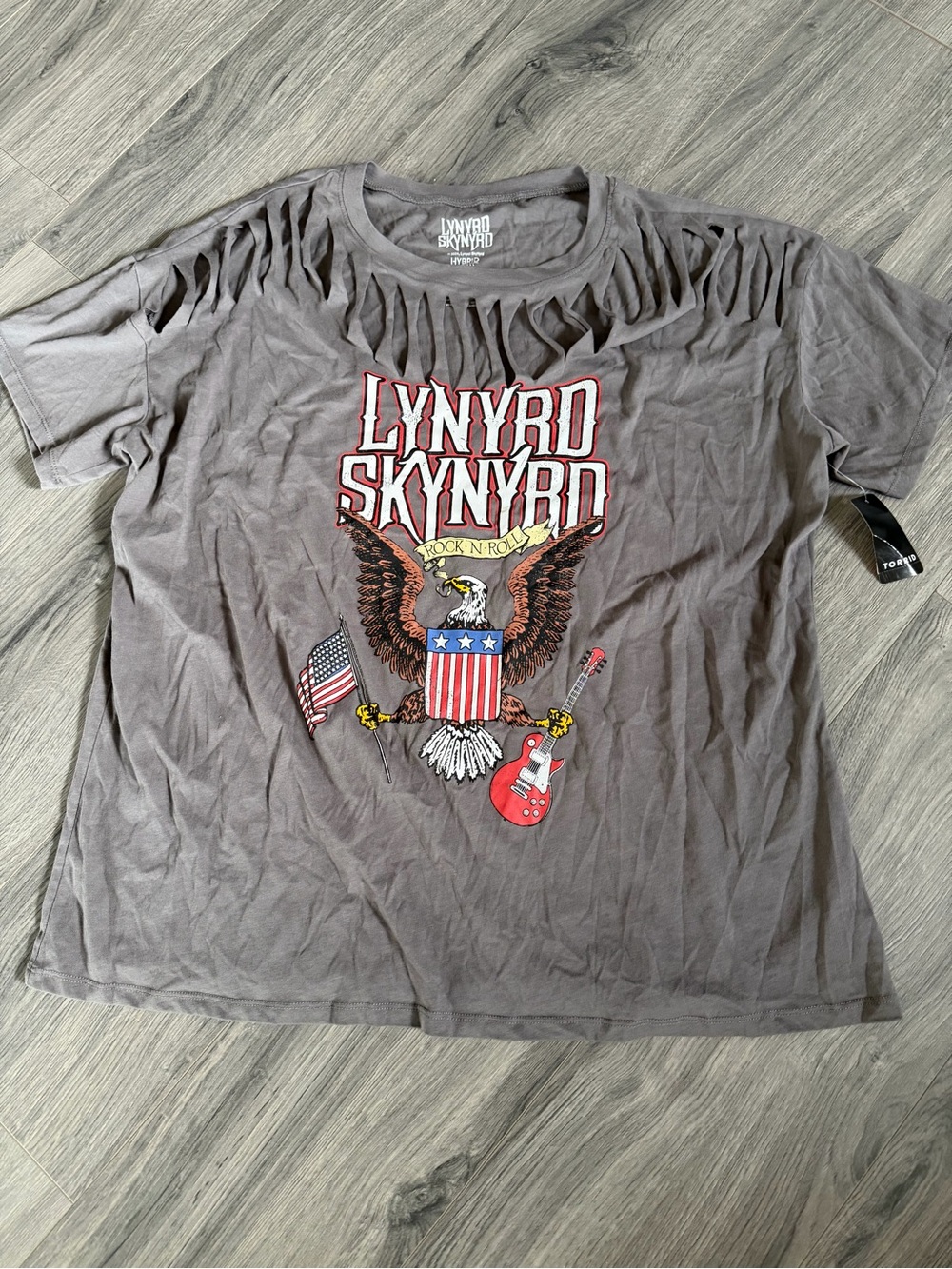 Lynyrd  SKYNYRD  Gray Graphic Band T-Shirt Size 1